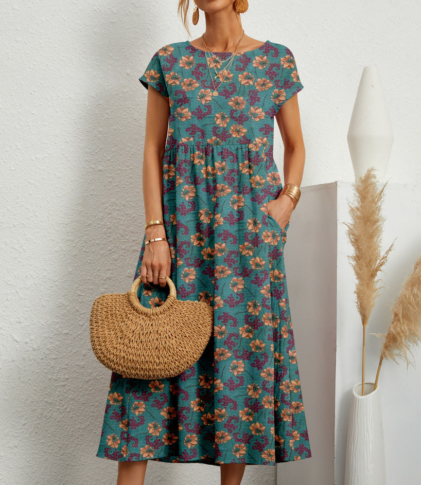 Frances | Elegant Floral Midi Dress for Every Occasion - Image 3