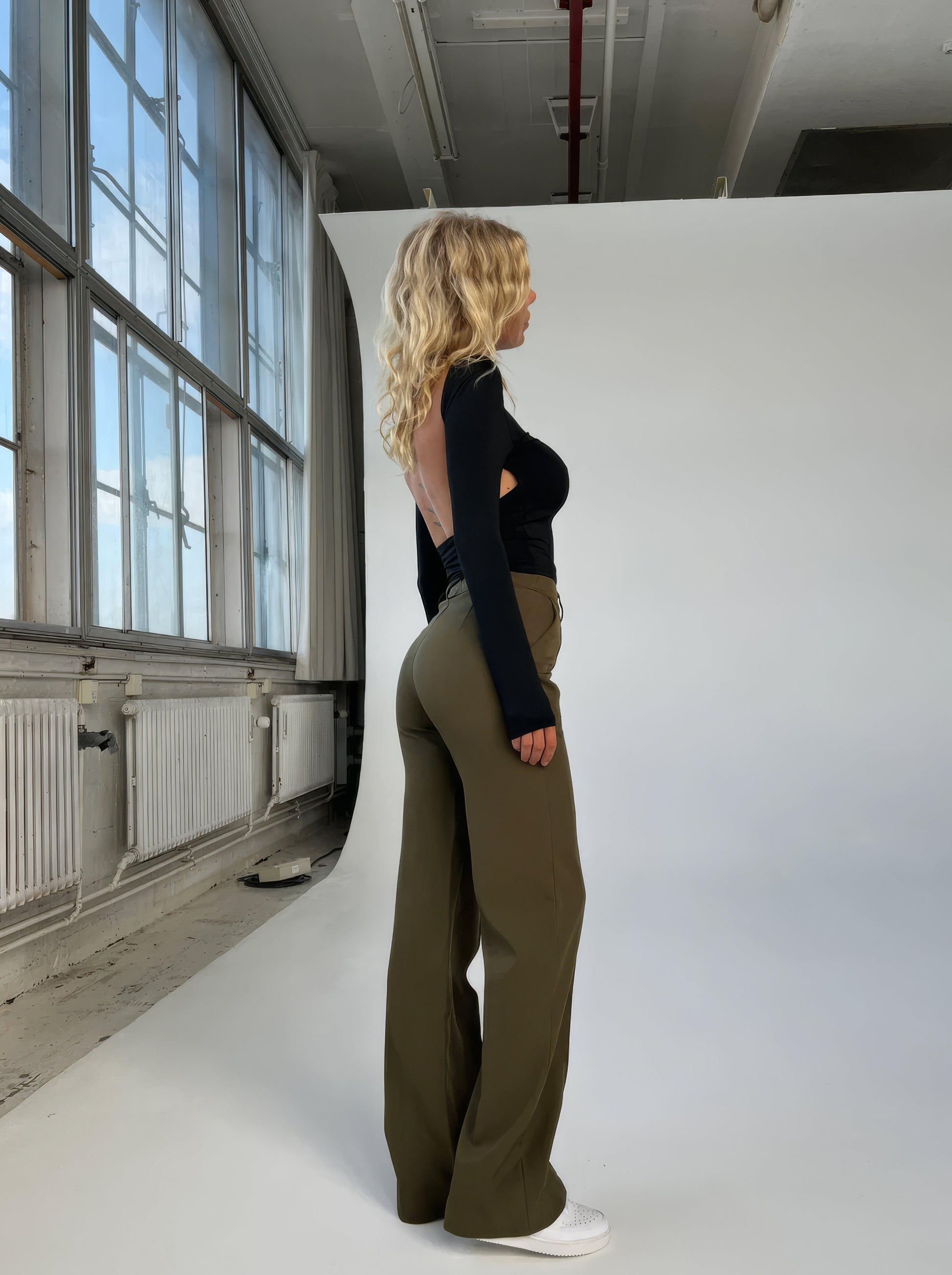 Faith | Elegant High-Waisted Wide-Leg Trousers - Image 6