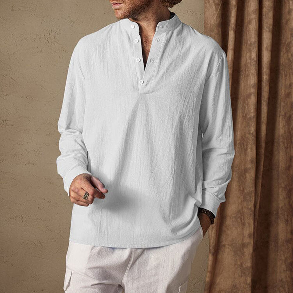 Raymond | Stylish Linen-Cotton Shirt for Comfort - Image 1
