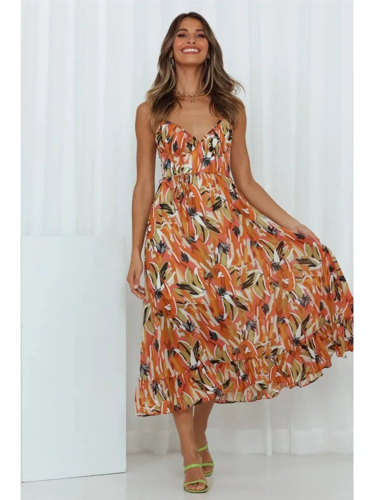 Emma | Stylish Elegant Midi Dress - Image 5