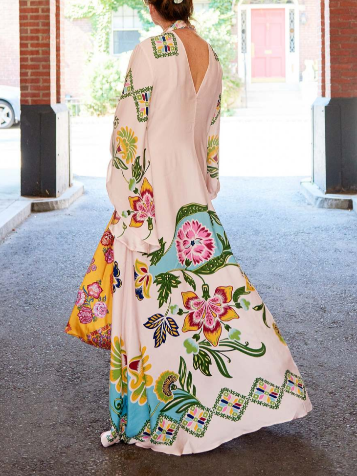 Jillian | Elegant Floral Long Sleeve Maxi Dress for All Occasions - Image 7