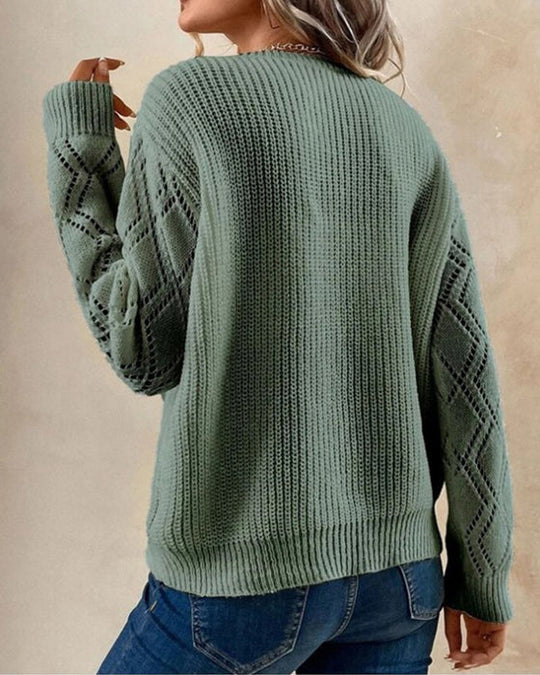 Cassandra | Elegant Comfortable V-Neck Sweater - Image 2