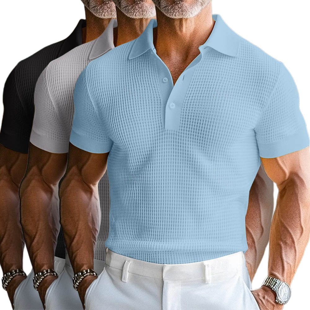 Derrick | Premium Knit Polo Shirt with Vintage Appeal - Image 7