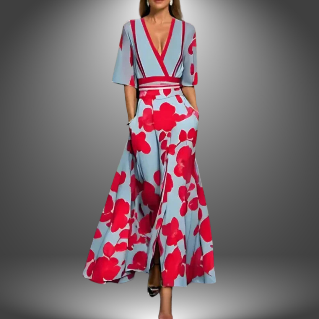 Lola | Elegant Floral Maxi Dress for Women - Image 1
