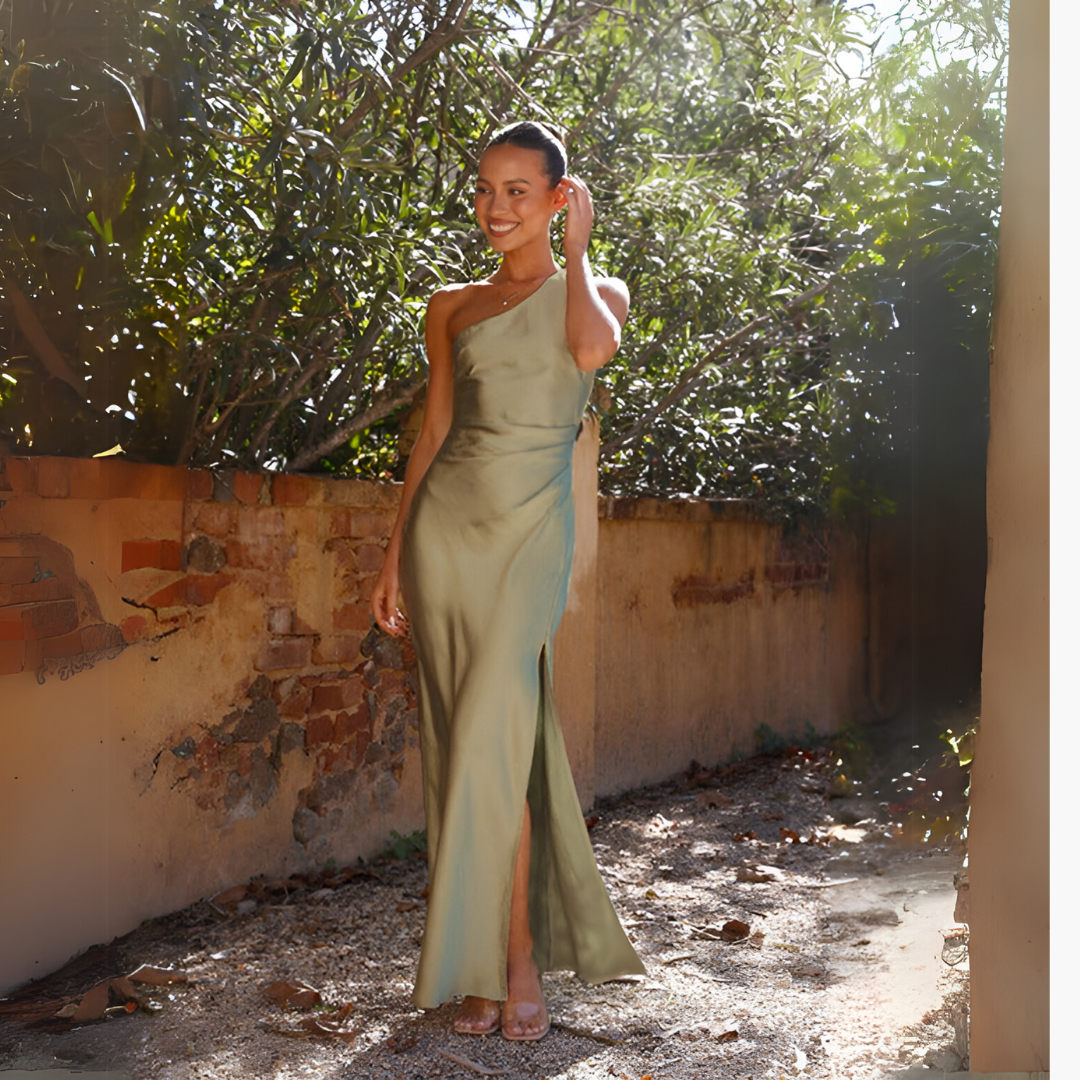 Altivaro | Elegant Asymmetrical Evening Dress - Image 2