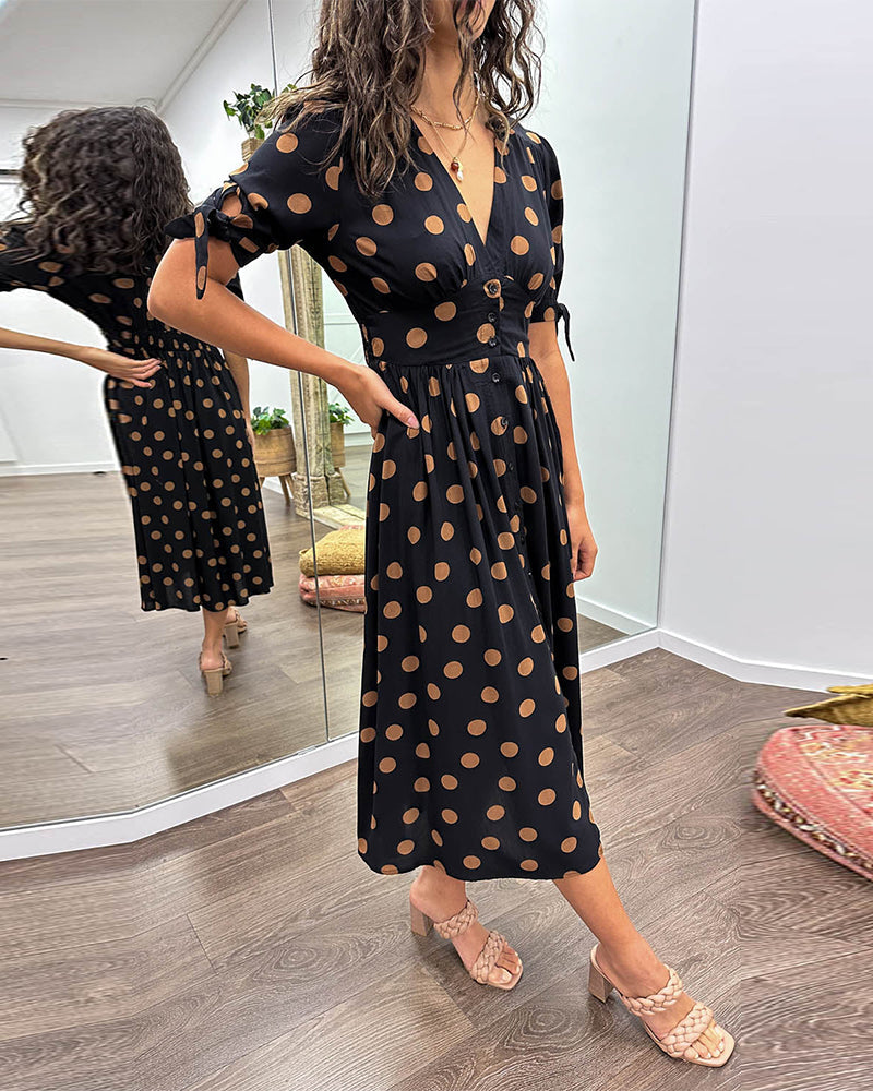 Barbara | Elegant Down Midi Dress - Image 3