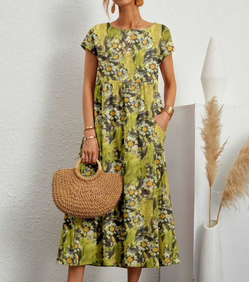Frances | Elegant Floral Midi Dress for Every Occasion - Image 2
