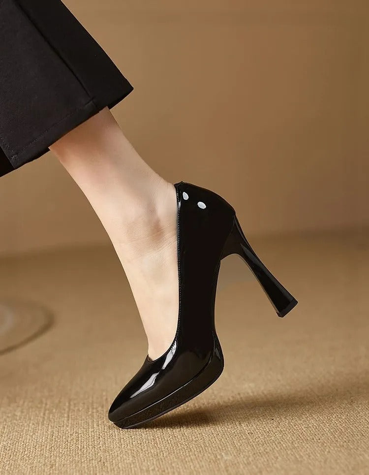 Kristen | Elegant ladies high heels pumps with pointed toe & thin heel - stylish pumps for special occasions - Image 4