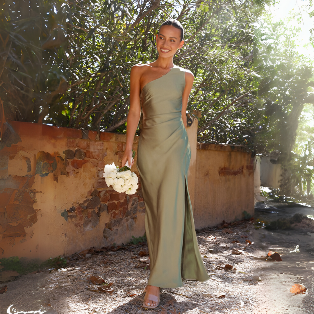 Altivaro | Elegant Asymmetrical Evening Dress - Image 3