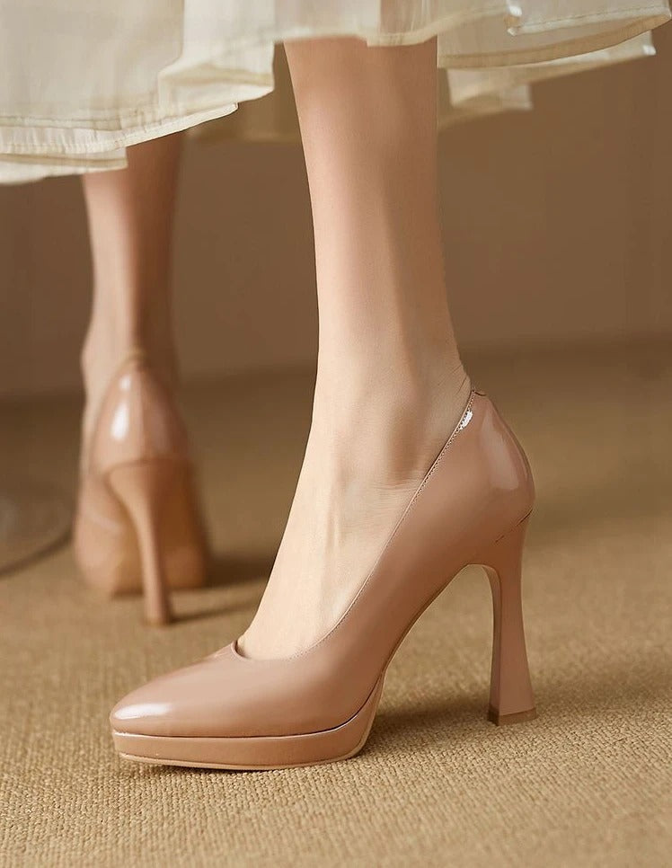 Kristen | Elegant ladies high heels pumps with pointed toe & thin heel - stylish pumps for special occasions - Image 1