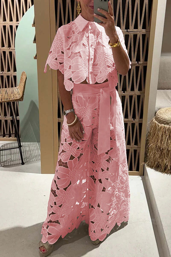 Nicolette | Elegant Lace Set - Beautiful Two-Piece Outfit - Image 4