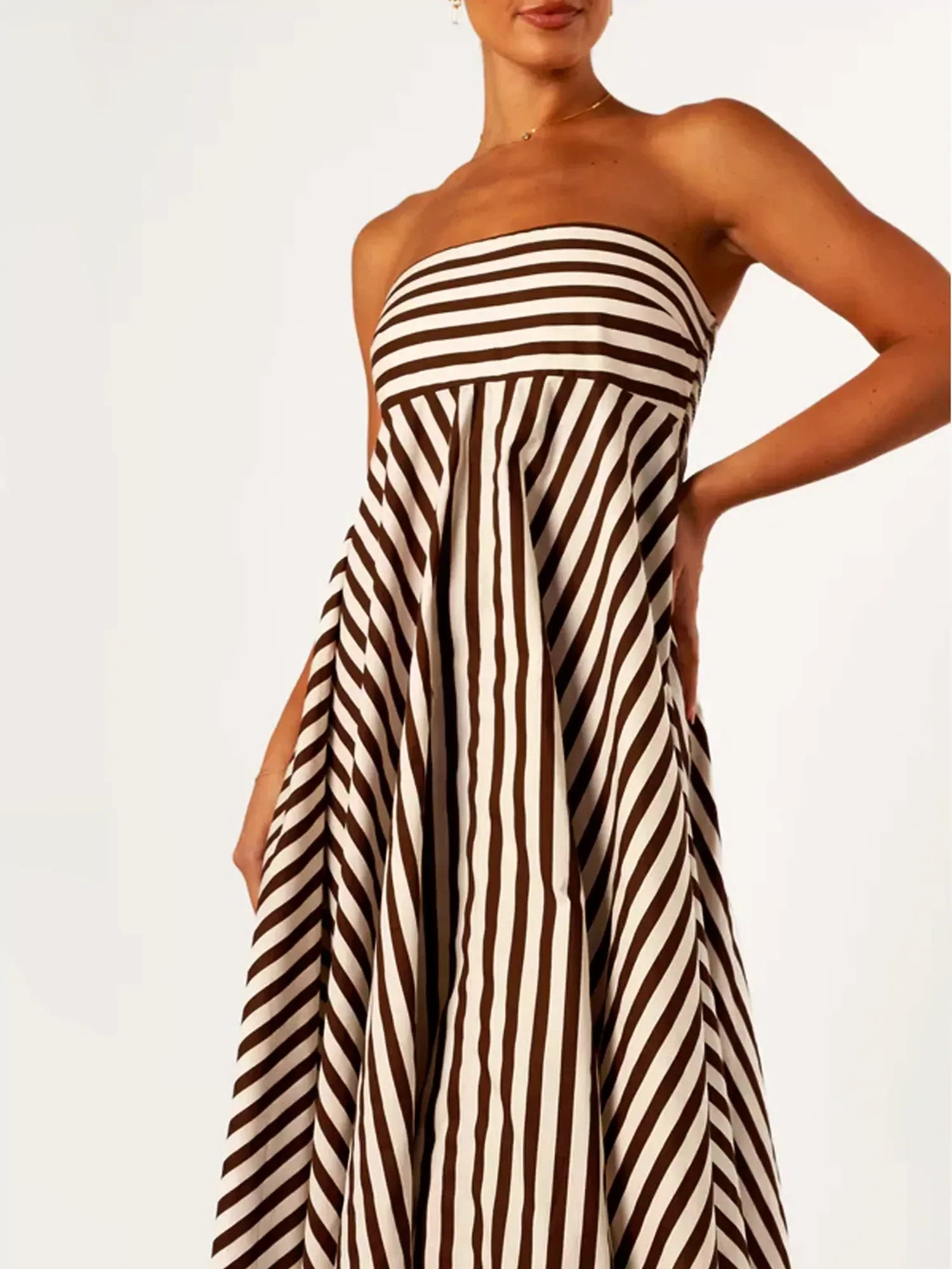 Jayla | Elegant Strapless Maxi Dress for Effortless Style - Image 6