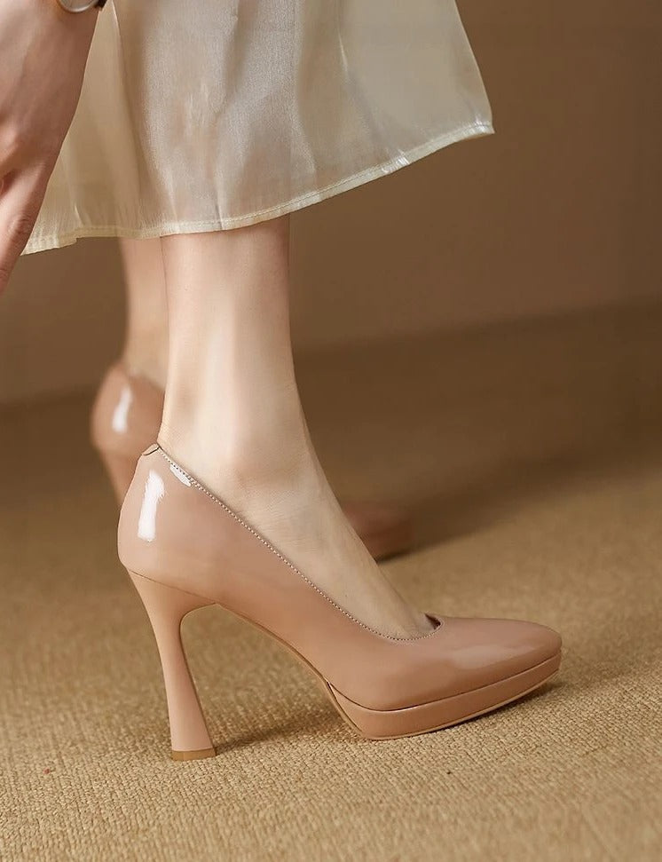 Kristen | Elegant ladies high heels pumps with pointed toe & thin heel - stylish pumps for special occasions - Image 5