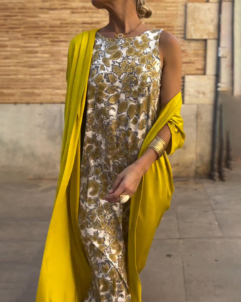 Eliza | Elegant Maxi Dress with Matching Cardigan - Image 2