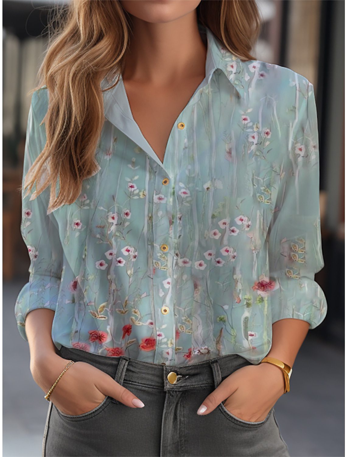 Debra | Stylish Floral Blouse - Image 10