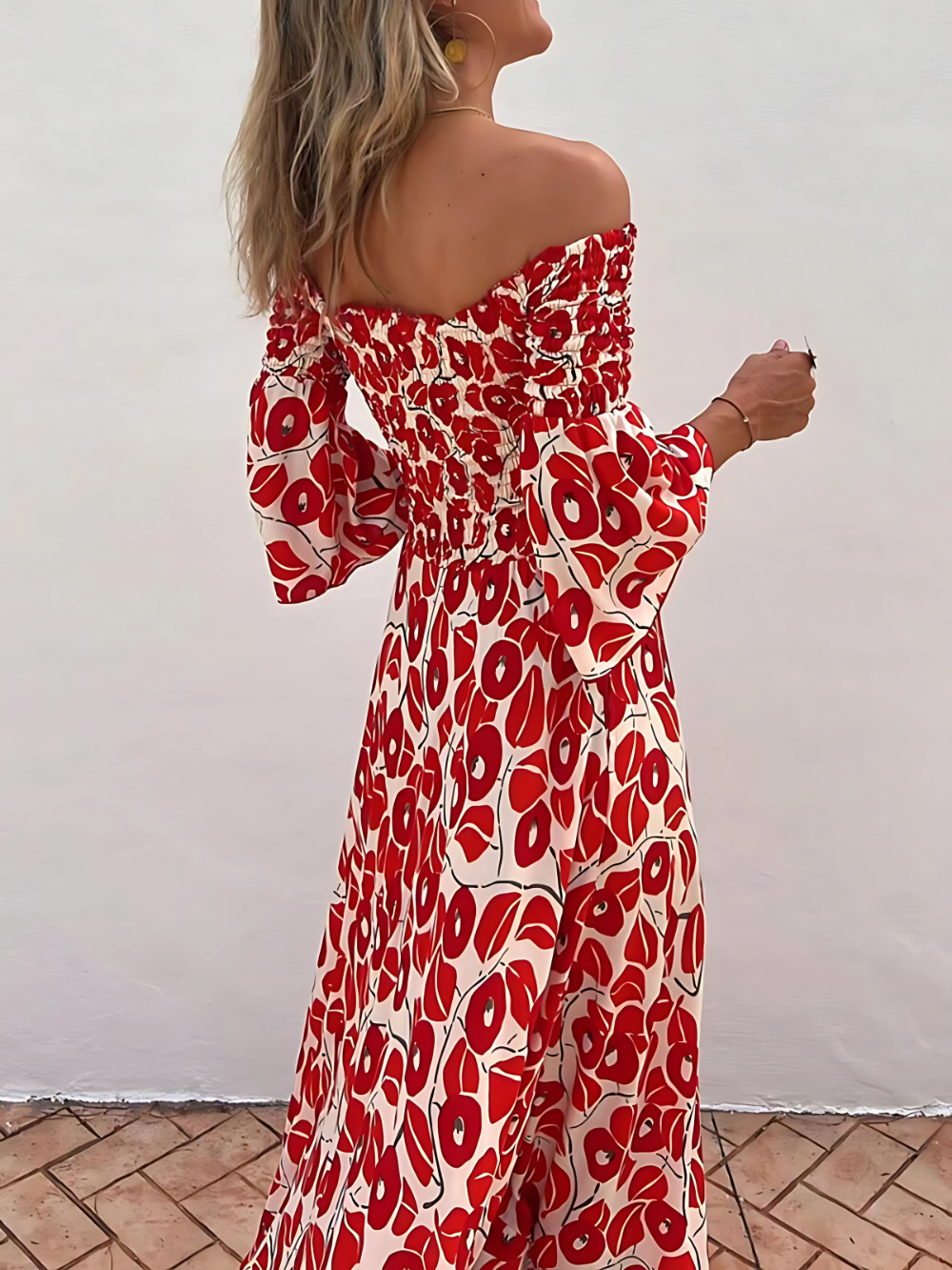 Sharon | Elegant Summer Maxi Dress - Image 3