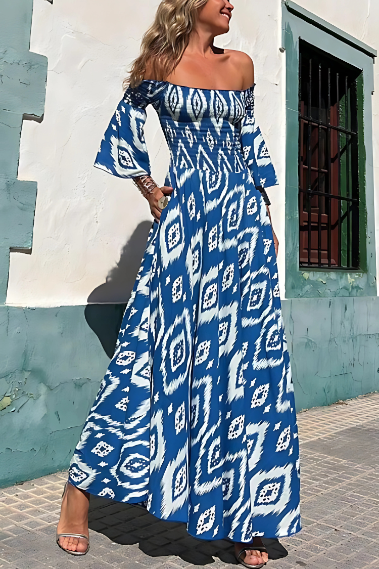 Sharon | Elegant Summer Maxi Dress - Image 4