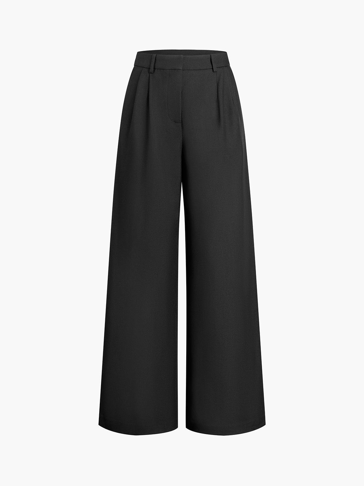 Rosemary | High-Waisted Pleated Wide-Leg Pants for Elegant Style - Image 6