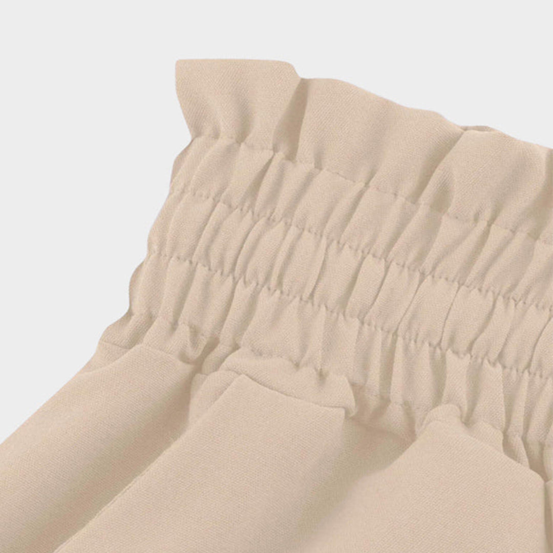 Gabriella | High Waist Elastic Skirt with Drawstring - A-Line - With Pockets - Long and Airy - Image 10