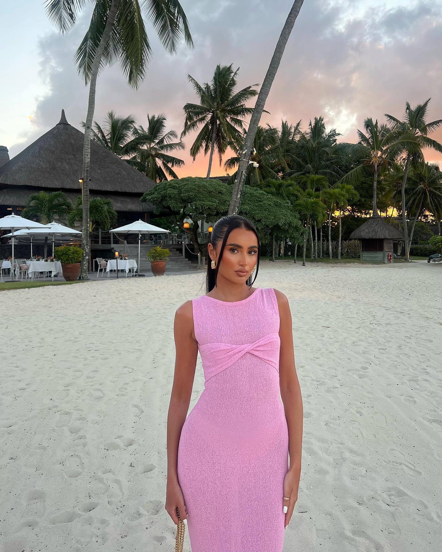 Patty | Elegant Round Neck Knitted Maxi Dress for Everyday Style - Image 1