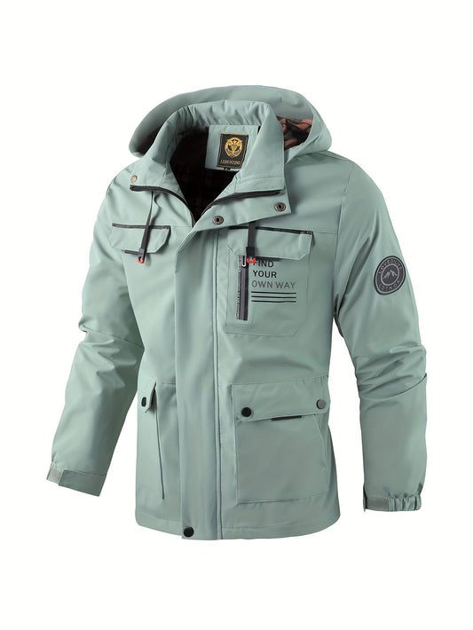 Dwight | Men's Hooded Utility Jacket - Image 1