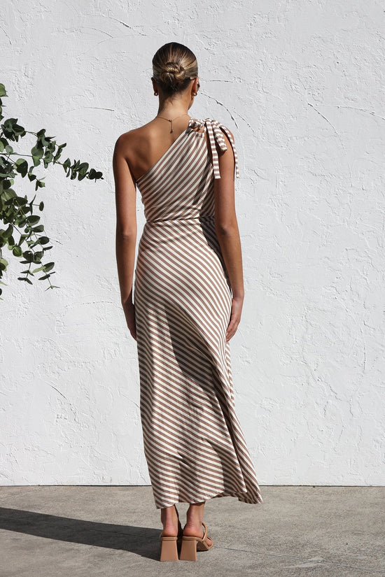 Ruby | Elegant Striped Summer Dress with Chic Appeal - Image 7