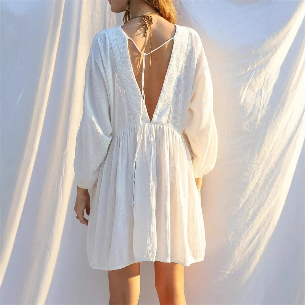 Olivia-johnson | Effortless Flowy Mini Dress - Image 3