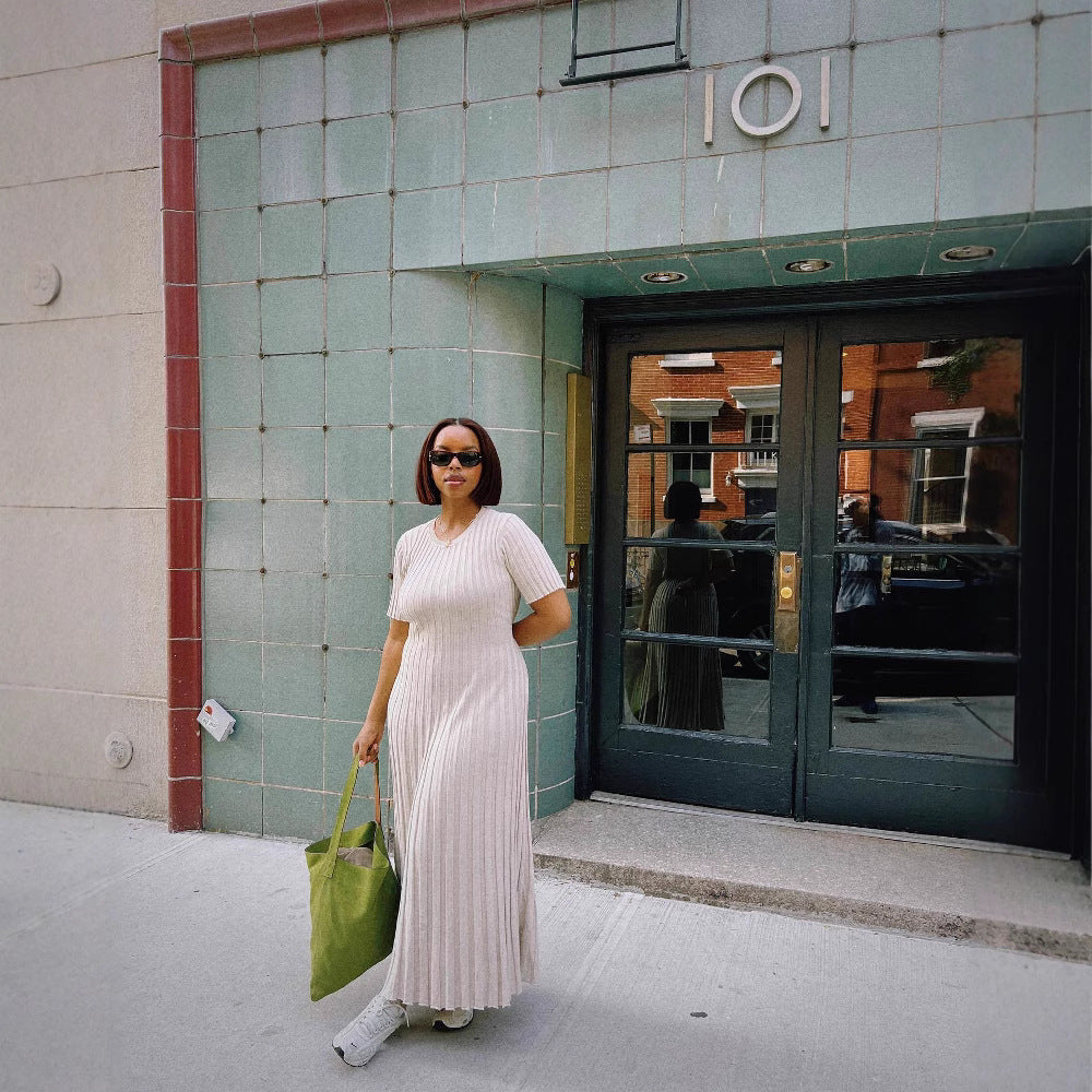 Jocelyn | Elegant Coastal Breeze Dress - Image 2