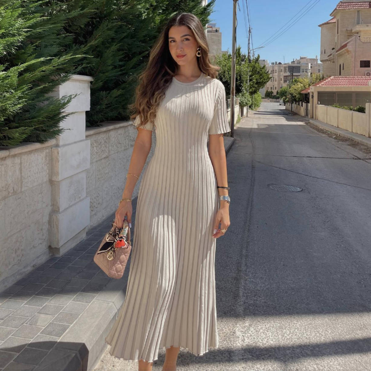 Jocelyn | Elegant Coastal Breeze Dress - Image 1