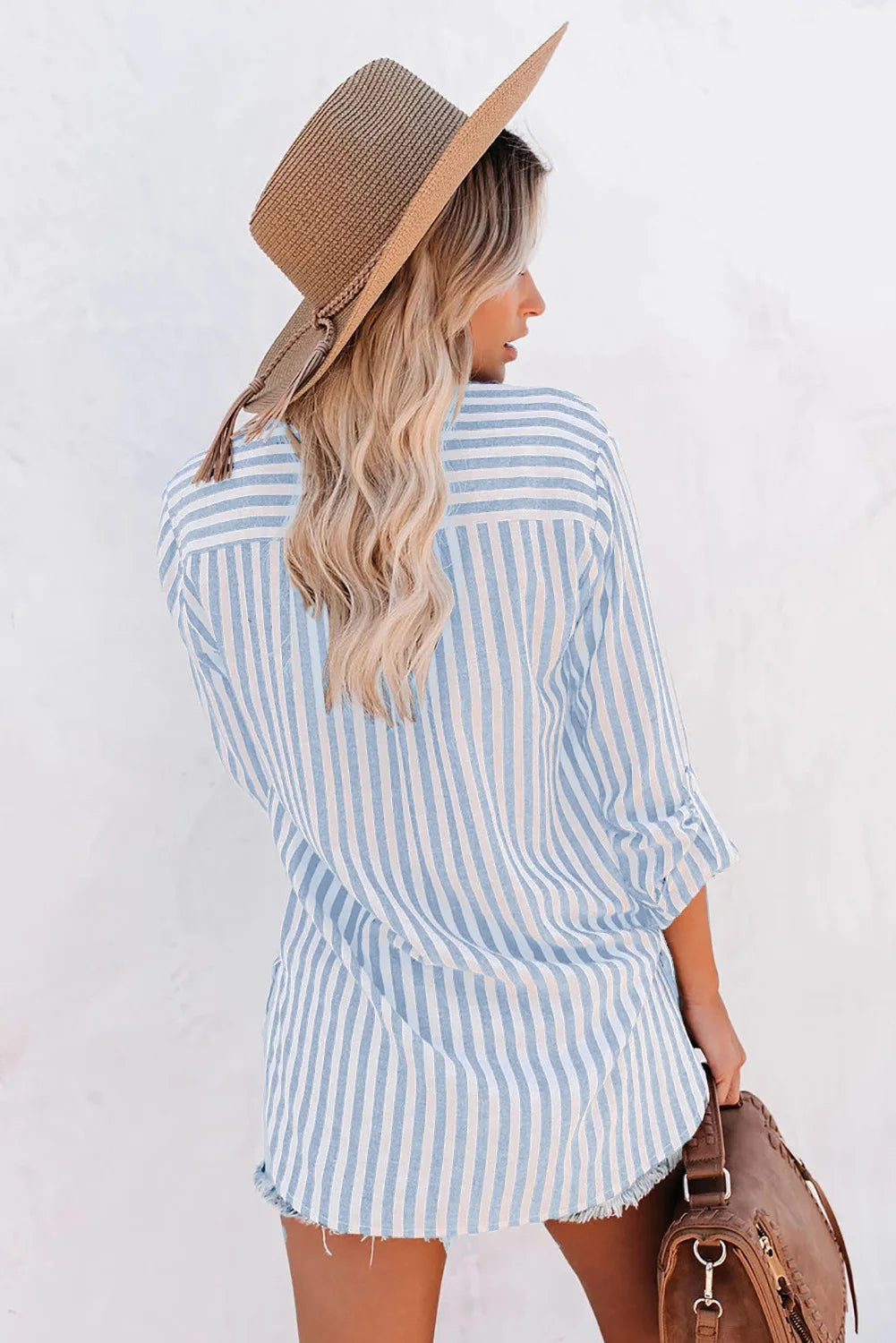 Jane | Striped Blouse for Women - Casual Chic - Image 8