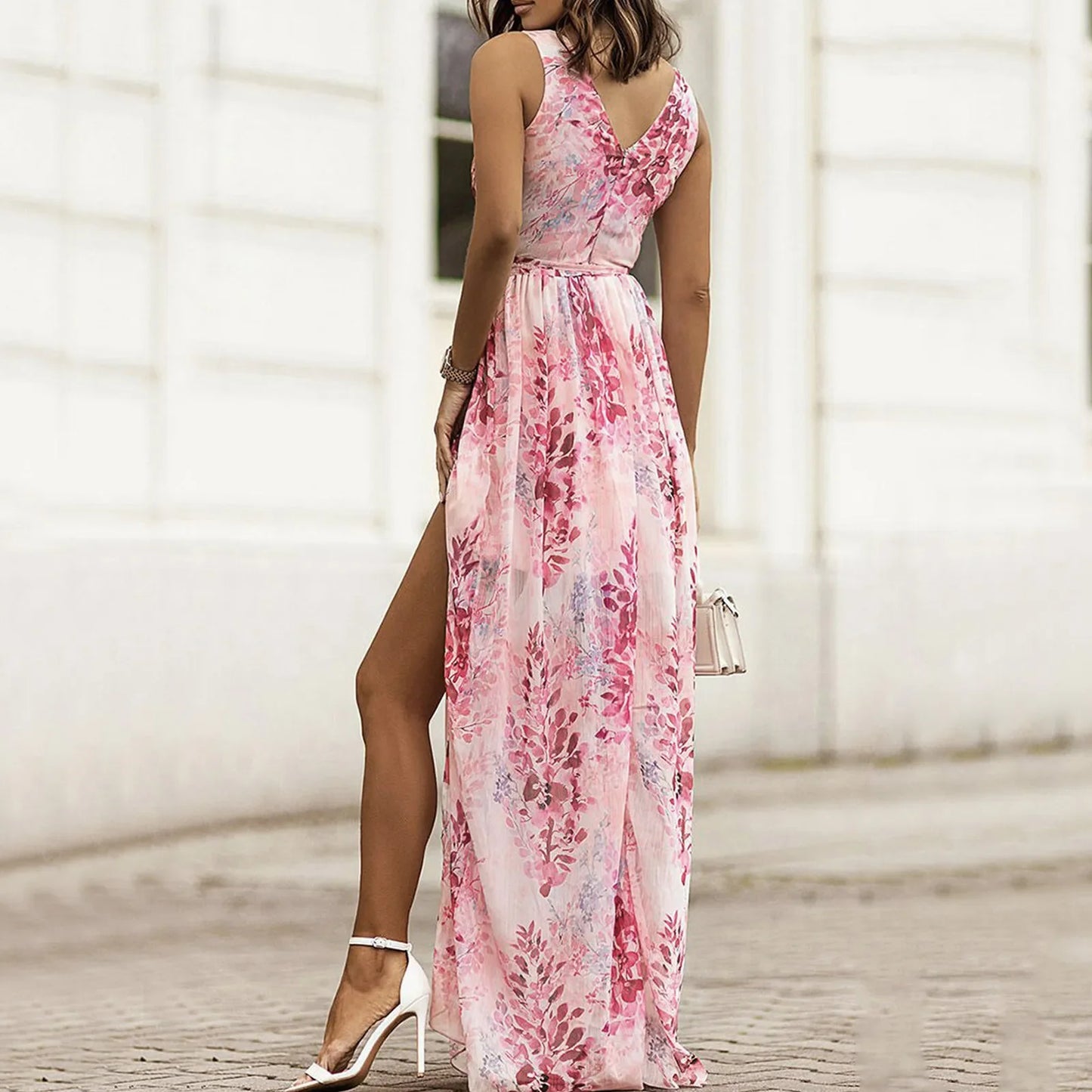 Felicia | Elegant Slit Maxi Dress for Every Occasion - Image 3