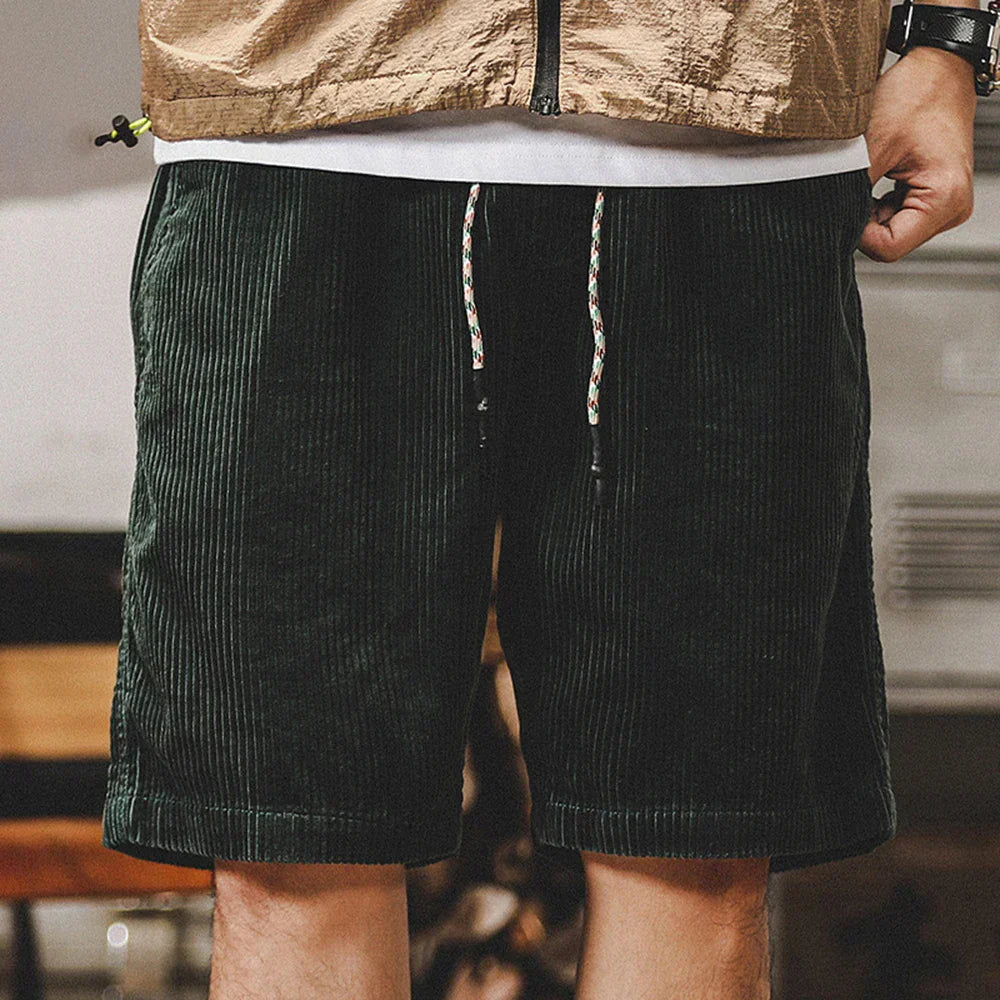 Keith | Casual Adjustable Cord Shorts - Image 6