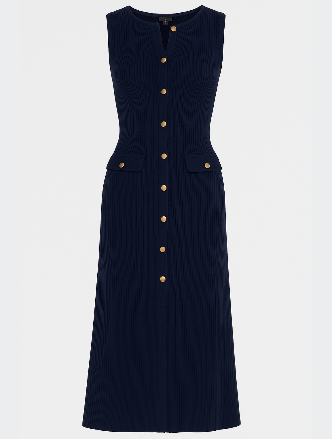 Marilyn | Stylish Midi Dress with Buttons - Image 5