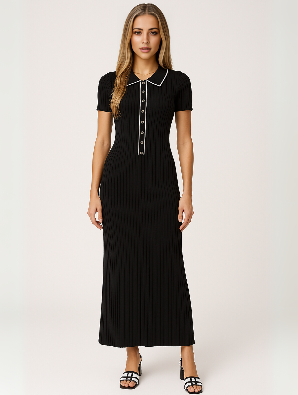 Sheila | Elegant Bodycon Maxi Dress - Image 1