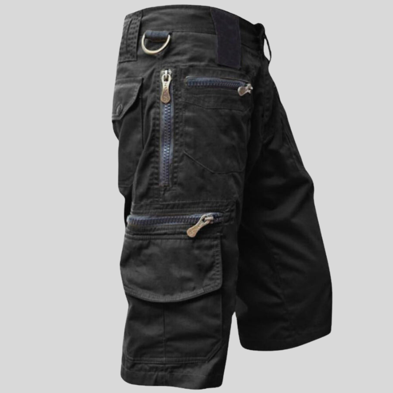 Mason | Comfortable Cotton Knee-Length Cargo Shorts for Outdoor Adventures - Image 3