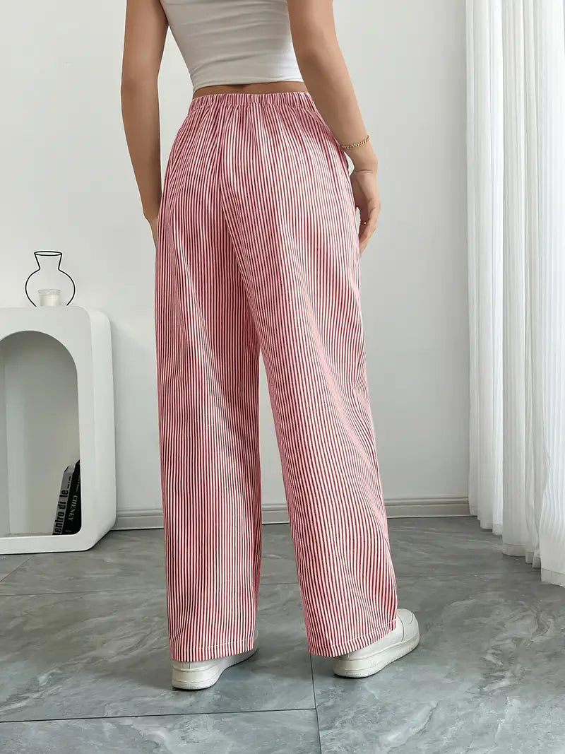 Linda | Elegant Striped Pants with Pockets in Trendy Colors - Image 9
