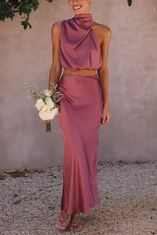 Marcia | Elegant Satin Two-Piece Set for Women - Image 5