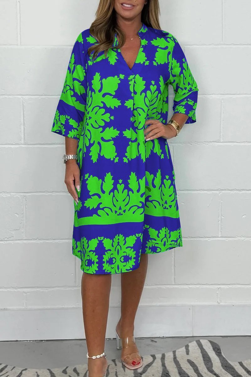 Ashley | Aveline Printed Spring Dress & Stylish Women's Attire - Image 7