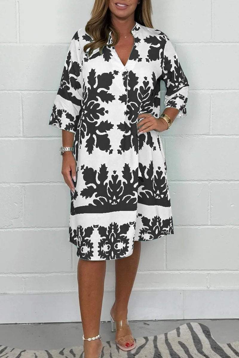 Ashley | Aveline Printed Spring Dress & Stylish Women's Attire - Image 6