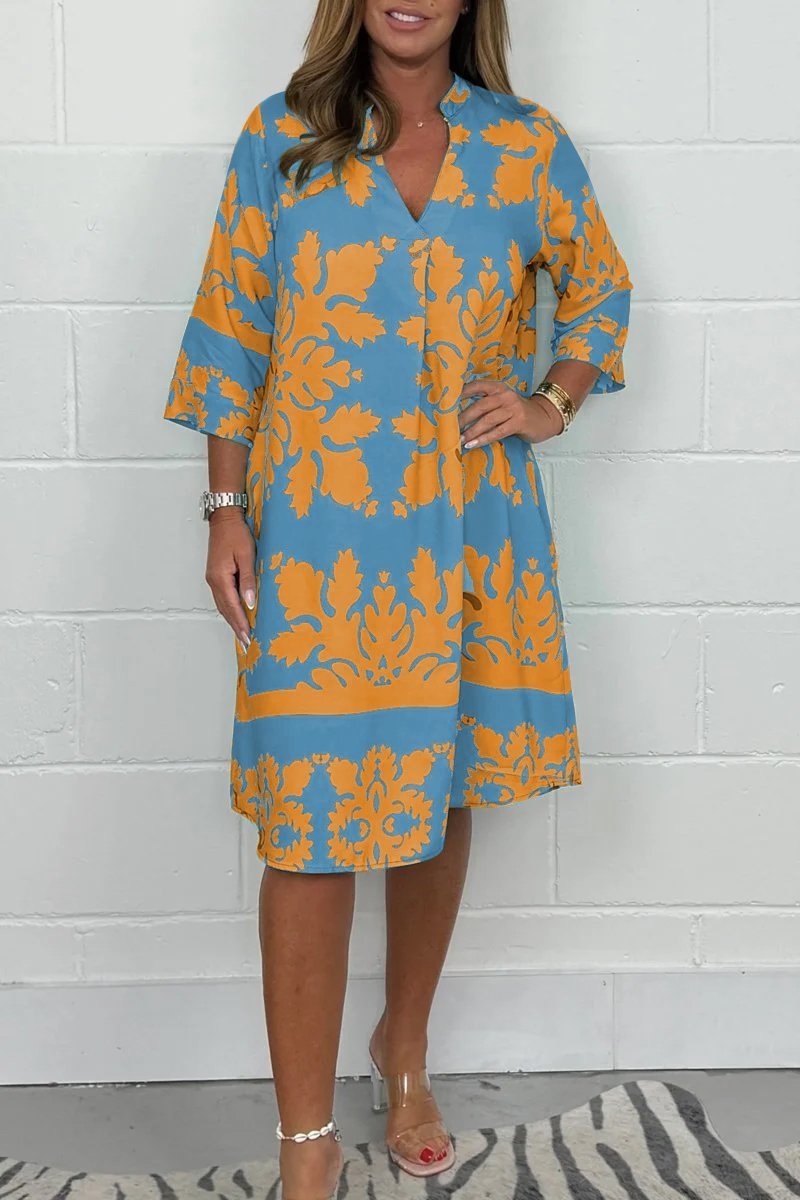 Ashley | Aveline Printed Spring Dress & Stylish Women's Attire - Image 8