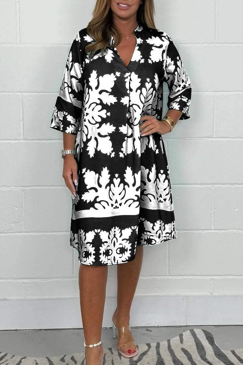 Ashley | Aveline Printed Spring Dress & Stylish Women's Attire - Image 5