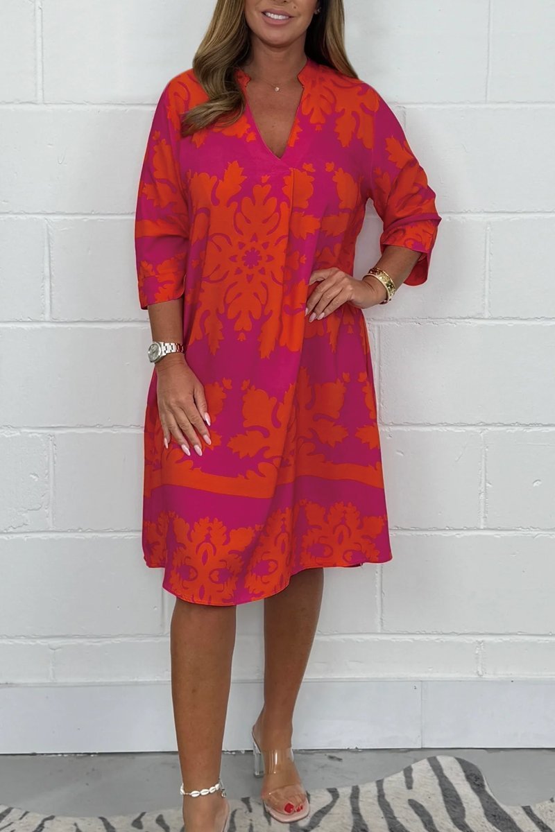 Ashley | Aveline Printed Spring Dress & Stylish Women's Attire - Image 3