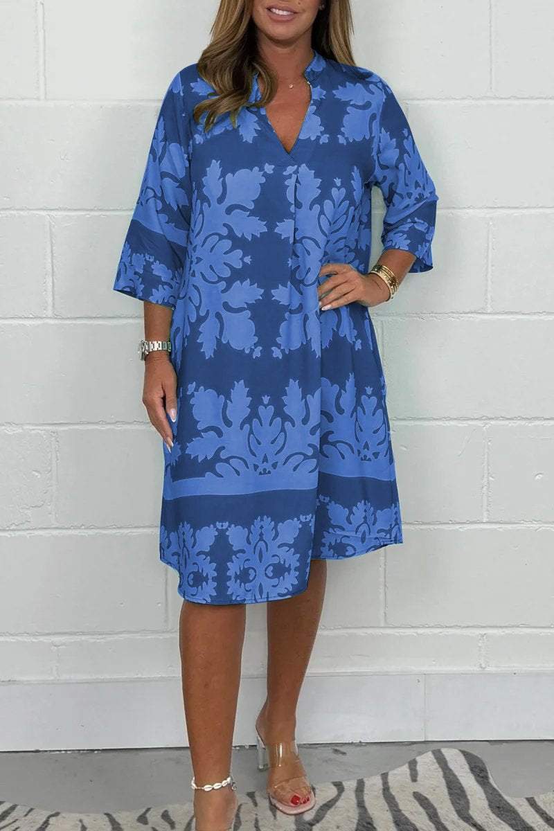 Ashley | Aveline Printed Spring Dress & Stylish Women's Attire - Image 4