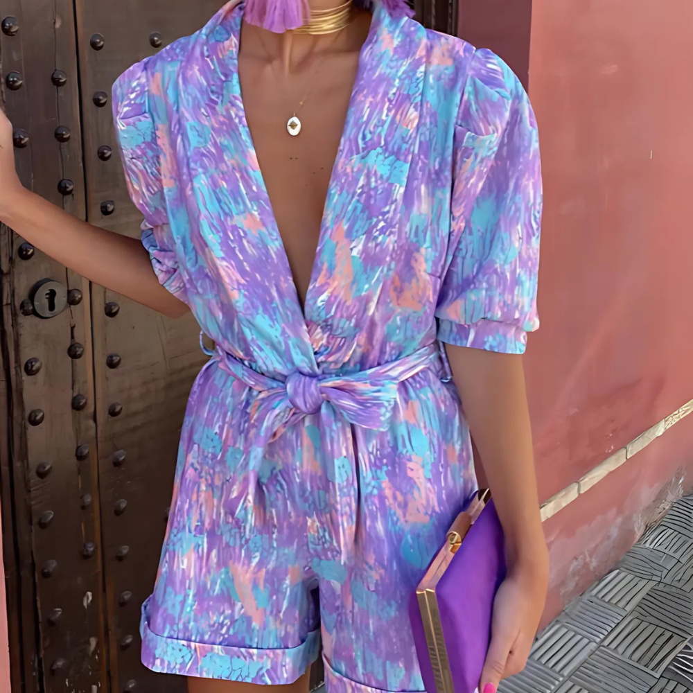 Miranda | Stylish V-Neck Jumpsuit for Women - Image 1