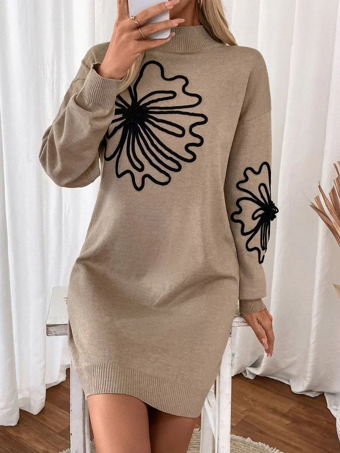 Kara | Cozy Chic Fiormina Mini Dress for Effortless Style - Image 1