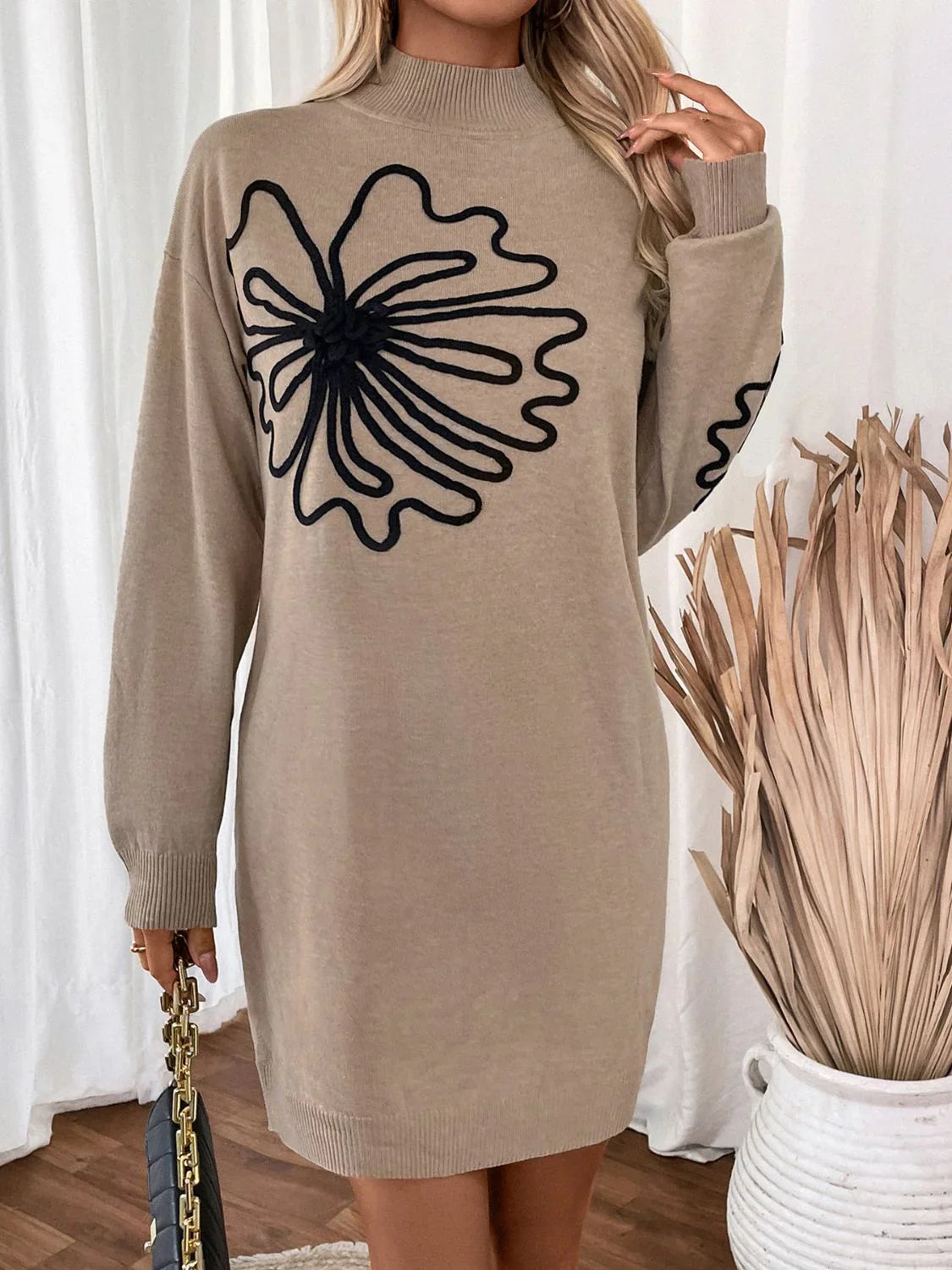 Kara | Cozy Chic Fiormina Mini Dress for Effortless Style - Image 3