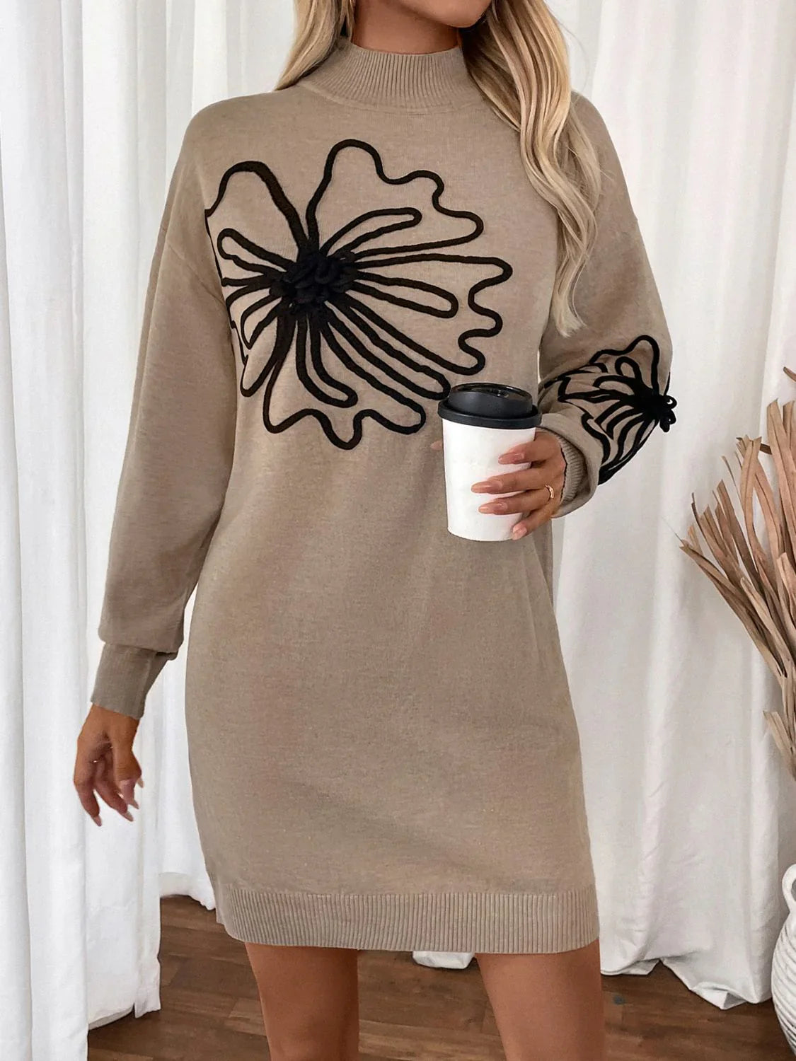 Kara | Cozy Chic Fiormina Mini Dress for Effortless Style - Image 4