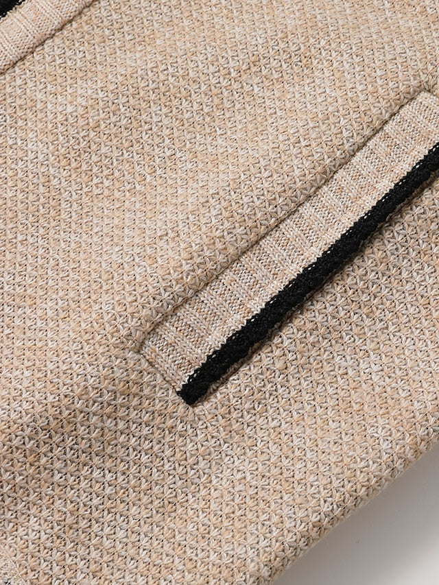 Chad | Men's Full-Zip Ribbed Knit Cardigan - Image 5