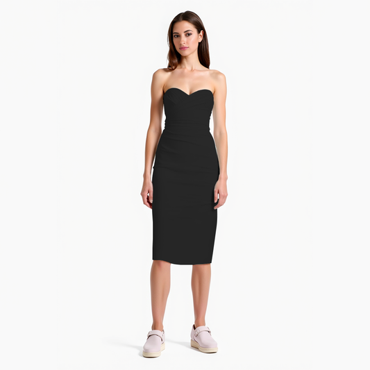 Robin | Elegant Strapless Tube Dress - Image 1