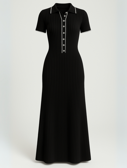 Eileen | Elegant Mini Dress with Asymmetrical Design - Image 5